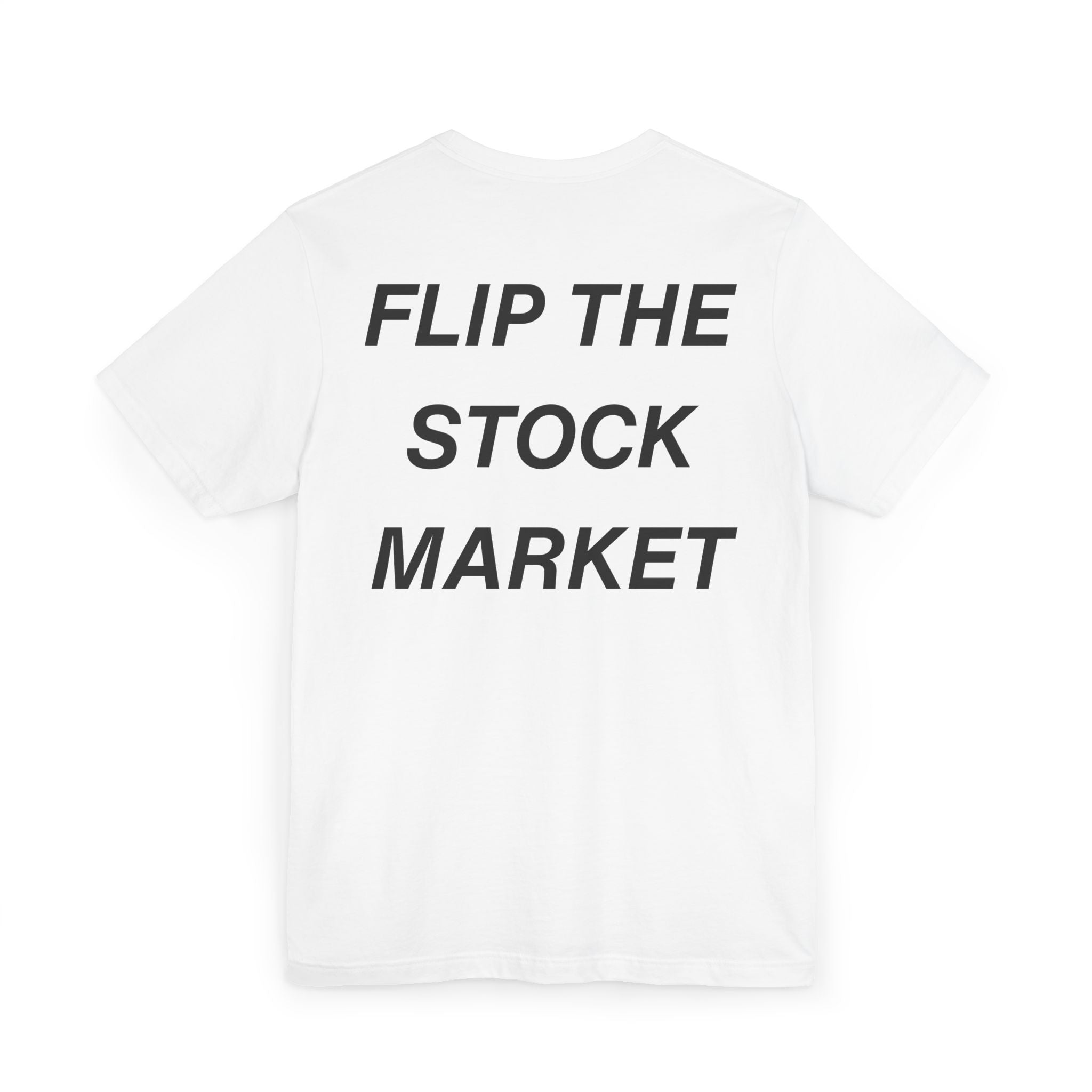 White SPX6900 Flip the Stock Market Tee