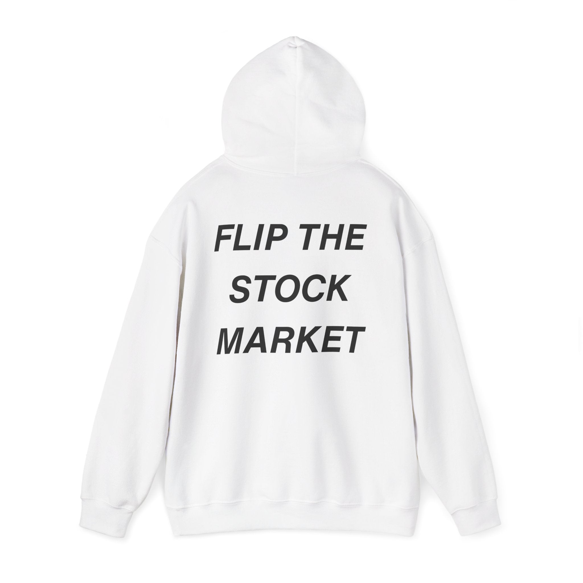 White SPX6900 Flip The Stock Market Hoodie