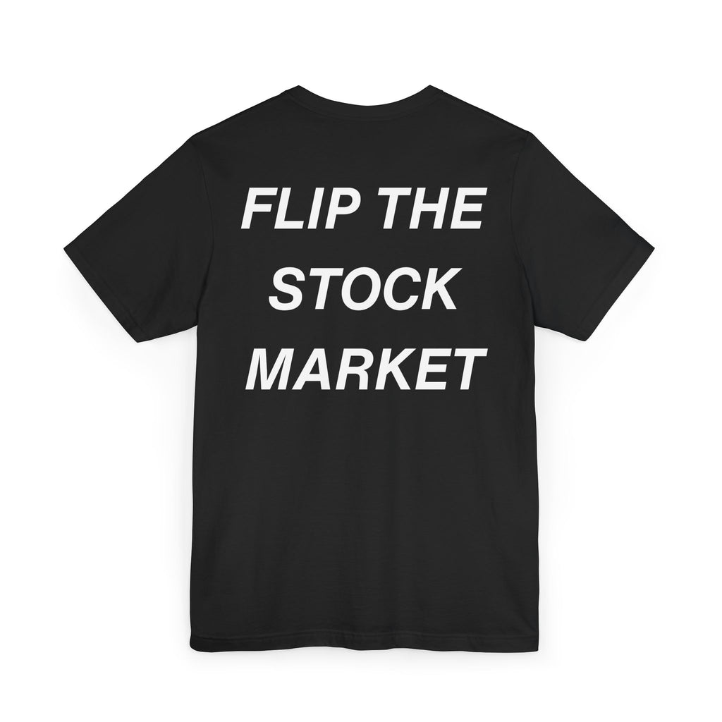 Black SPX6900 Flip the Stock Market Tee